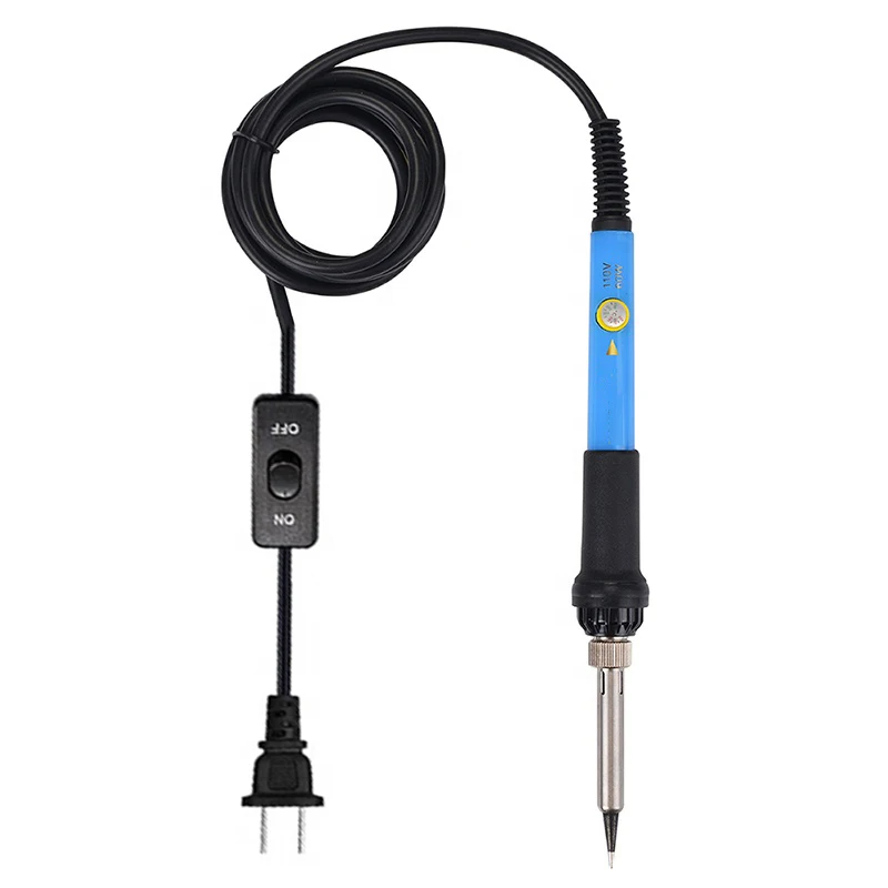 Soldering Iron Adjustable Temperature Electric Cautin 60W Welding Solder Gun Rework Station Heat Pencil Tips Repair Tool