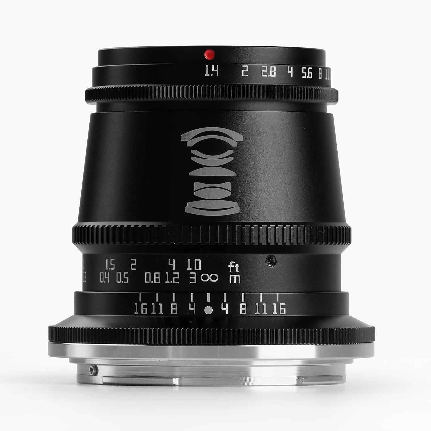 TTARTISAN 17mm F1.4 APS-C cameralens met handmatige focus (MF) voor Fuji X M43, Sony E, Leica L, Nikon Z, Canon EOS M RF-mount camera.