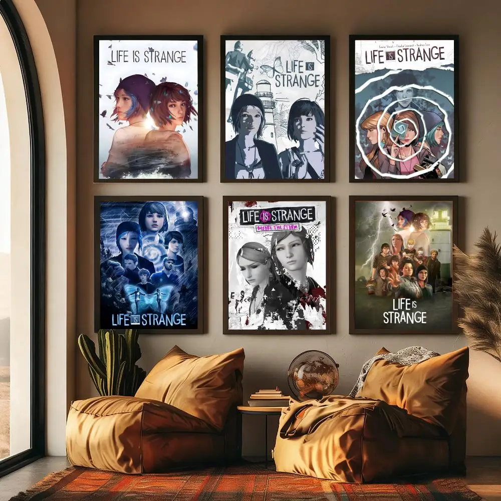 Game L-life is Strange Painting Calligraphy High-Quality Cotton Canvas Poster Wall Art for Living Room Modern Coffee House Decor