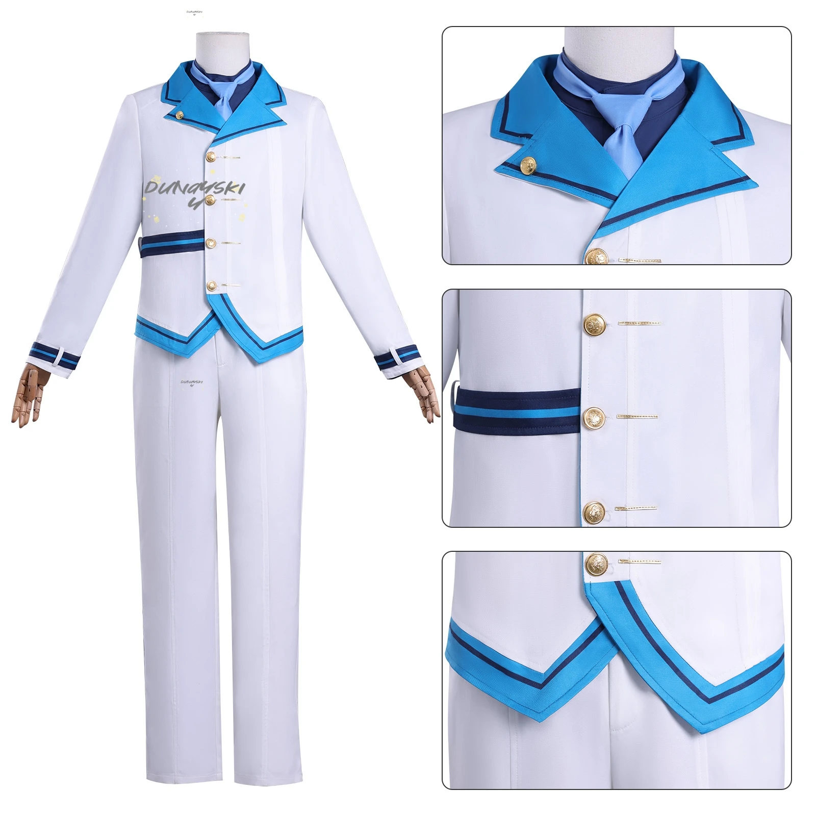 Silent Witch Elliott Howard School Anime uniforme Cosplay disfraz abrigo camisa pantalones fiesta de Halloween