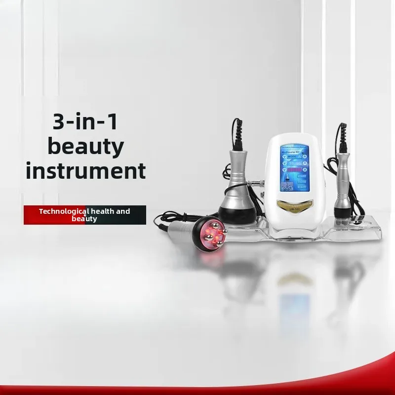 

3 in1 Ultrasonic Body Slimming Machine Beauty Device Facial Massager Skin Tighten Face Lifting Vacuum Suction Beauty Equipment