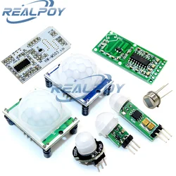 HC-SR501 HC-SR505 AM312 SR602 RCWL-0516 Adjust IR Pyroelectric Infrared Mini PIR module Motion Sensor Detector Module Bracket