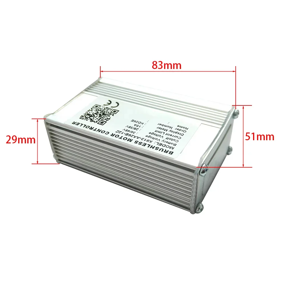 

Nulkomma 36V 48V Ebike Brushless Motor Controller X813-AA26E-12Z 15A for KD26E Protocols Electric Scooters MTB Fat Accessories
