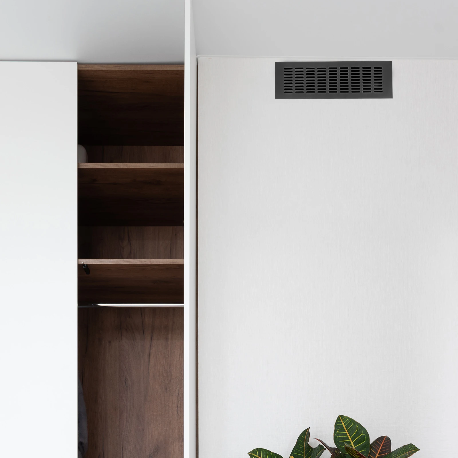 Rectangular Air Grille Ventilation Cover for Cabinets Black Rectangle Vents Equipment Decorative Grille Air Permeability