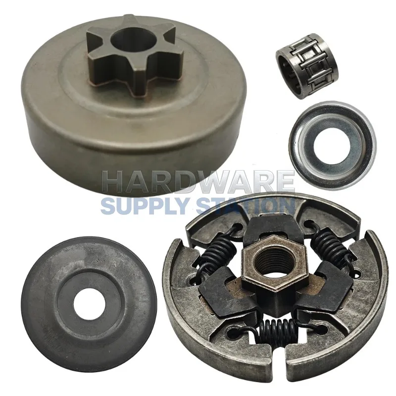 

Комплект подшипников шайбы барабанной передачи сцепления цепной пилы 6T, подходит для деталей цепной пилы MS250 MS230 MS210 MS180 MS170 017 018 021 023 025