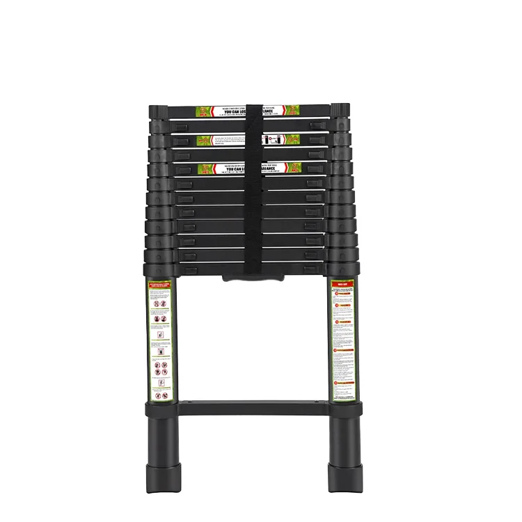 Deliladder Industrial Aluminum Alloy Retractable Colored Metal Telescoping  Ladder