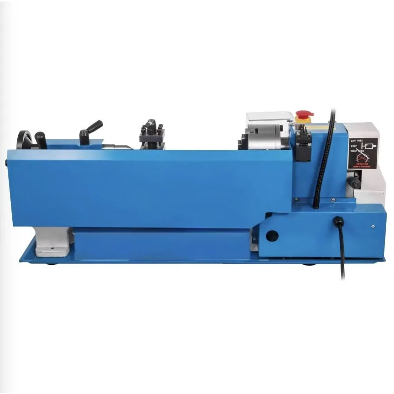 Mini Metal Lathe 7x14inch Bench Top 550W Variable Speed 50-2500 RPM Nylon Gear Household & Hotel Use 110-240V 1 Year Warranty