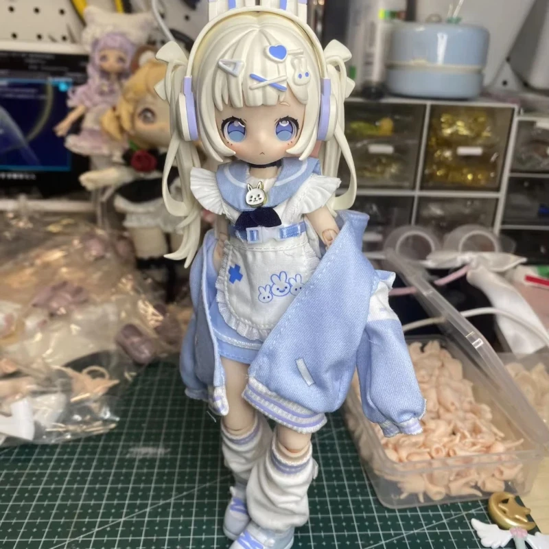 Wanmeng Sugary Dessert fête mobile huit points poupée boîte aveugle jouet Figurine pour les filles exquis ornement de bureau cadeau d'intérêt