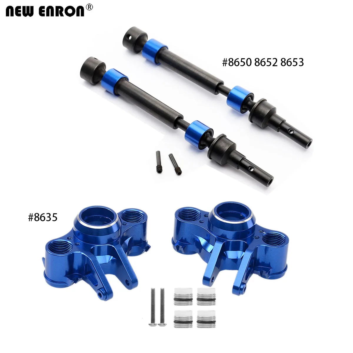 

# Держатели оси из алюминиевого сплава 8635 # 8650 8652 8653 Шлицевая сталь HD из закаленной стали для Traxxas 1/10 E-Revo 2,0 VXL 86086-4