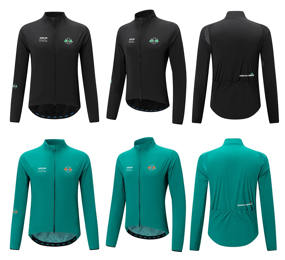 BCBE-ING Radjacke für Herren, leicht, atmungsaktiv, schnelltrocknend, wasserdicht, winddicht, professionelle Fahrradjacke, schmal geschnitten, kurzes Design. – Detail 11