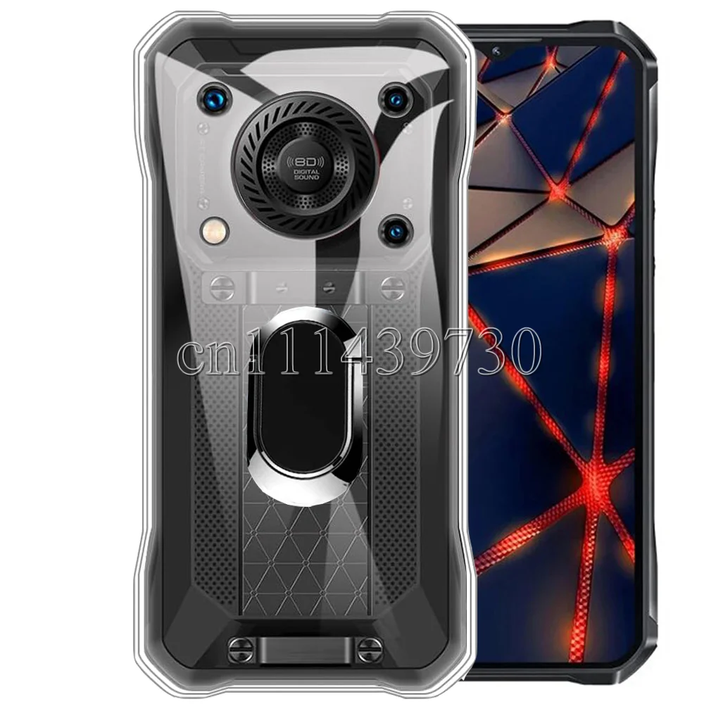 Ring Holder Case For Oukitel WP33 Pro 5G Soft TPU Kickstand Cover For Oukitel WP33Pro Case Slim shockproof