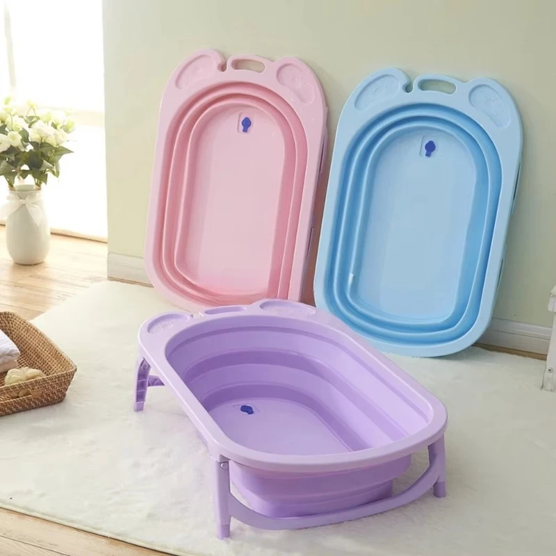 Foldable bathtub Foldable shower basin Comfortable folding baby bathtub Luxury newborn toddler bathtub Baby