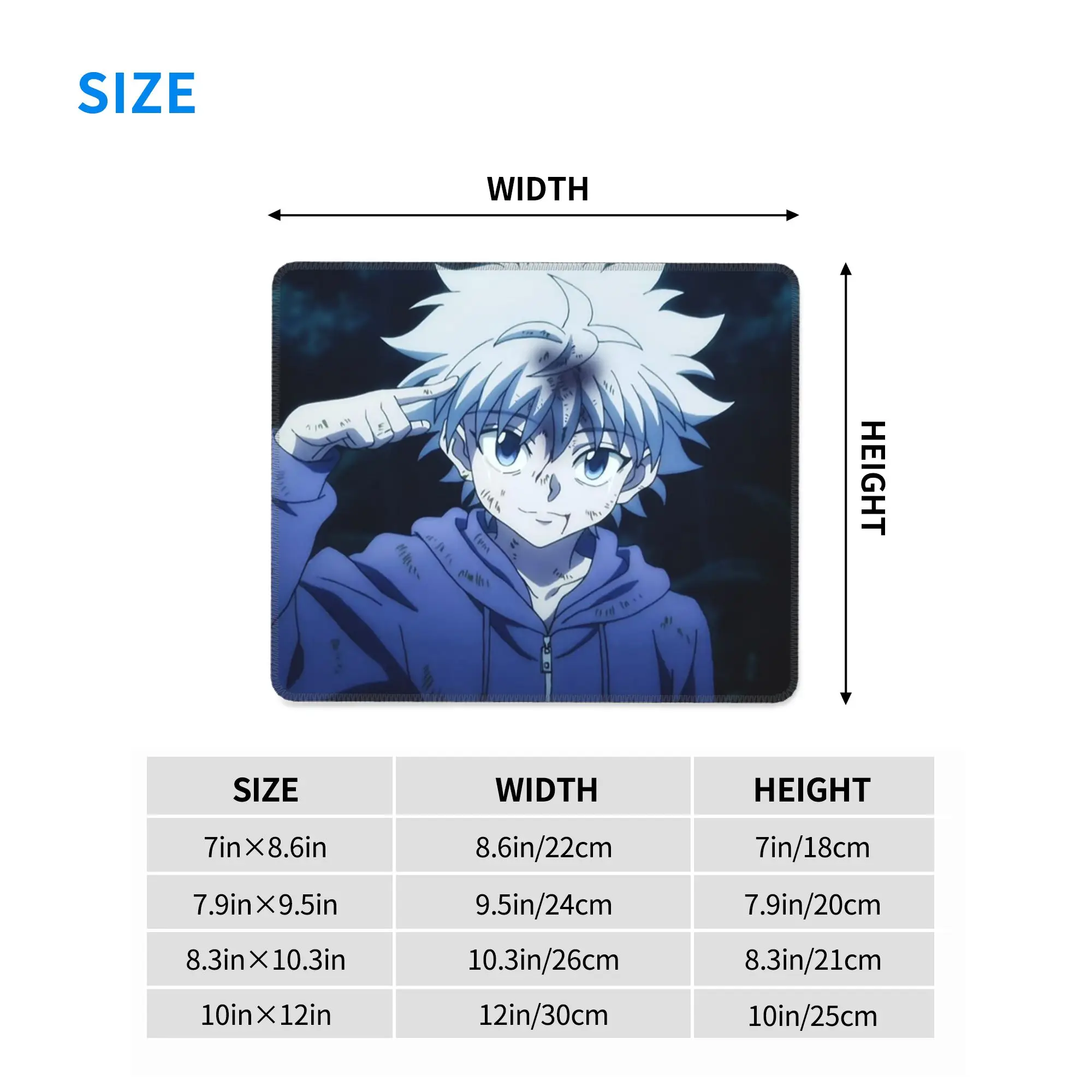Hunter X Hunter Anime Mouse Pad Computer Keyboard Mouse Mat Gamer PC Laptop Desk Mat Office Accessories Table Mats