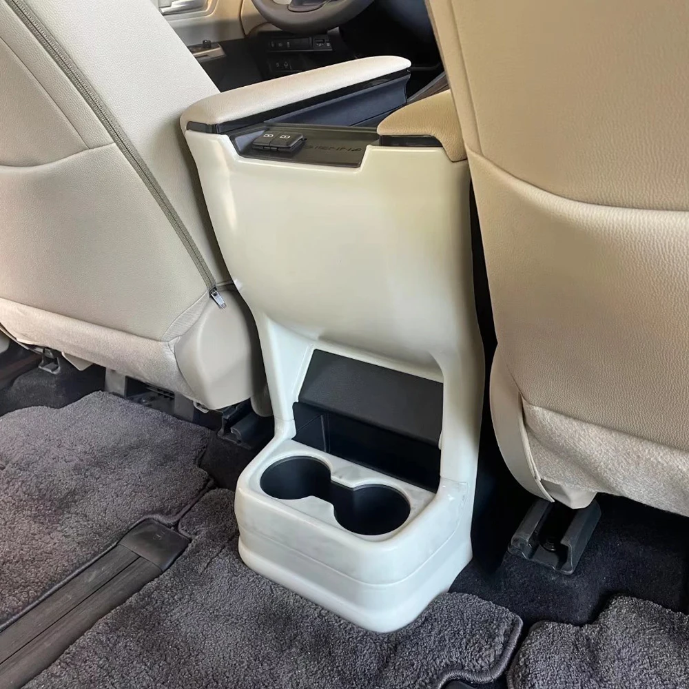 

Для Toyota Sienna 2021 2022 углеродное волокно Автомобильный задний кондиционер декоративная крышка отделка аксессуары для интерьера стикер