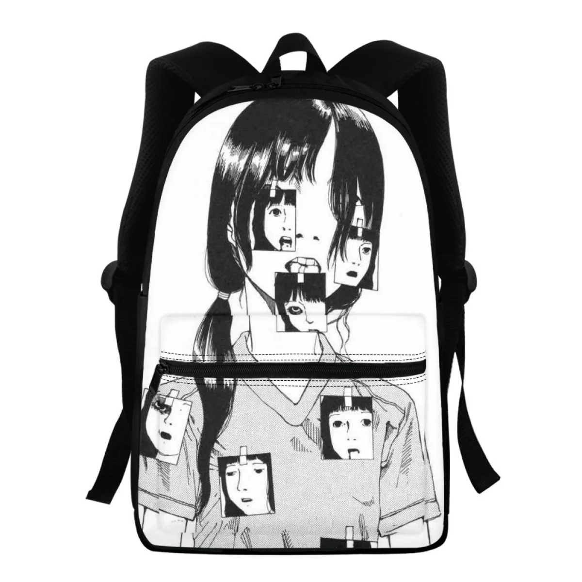 Forudesigns junji itou schoolbag estudantes do ensino médio multi-funcional mochilas grande capacidade sacos de desporto mochila luz