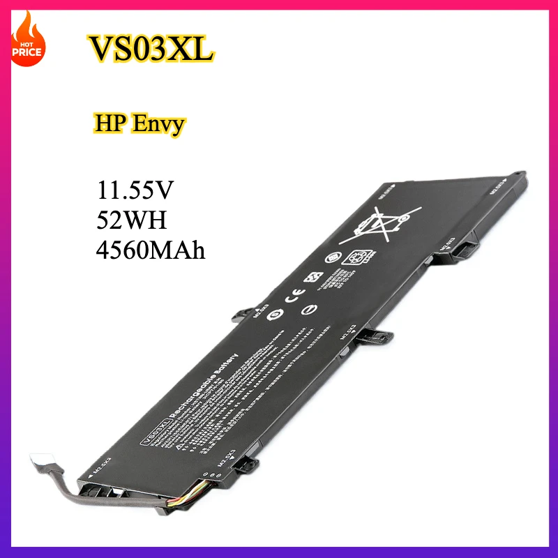 VS03XL Laptop Battery for HP Envy 15-AS 15-AS014WM 849047-541 HSTNN-UB6Y 849047-541 849313-850 11.55V 52WH 4560MAh