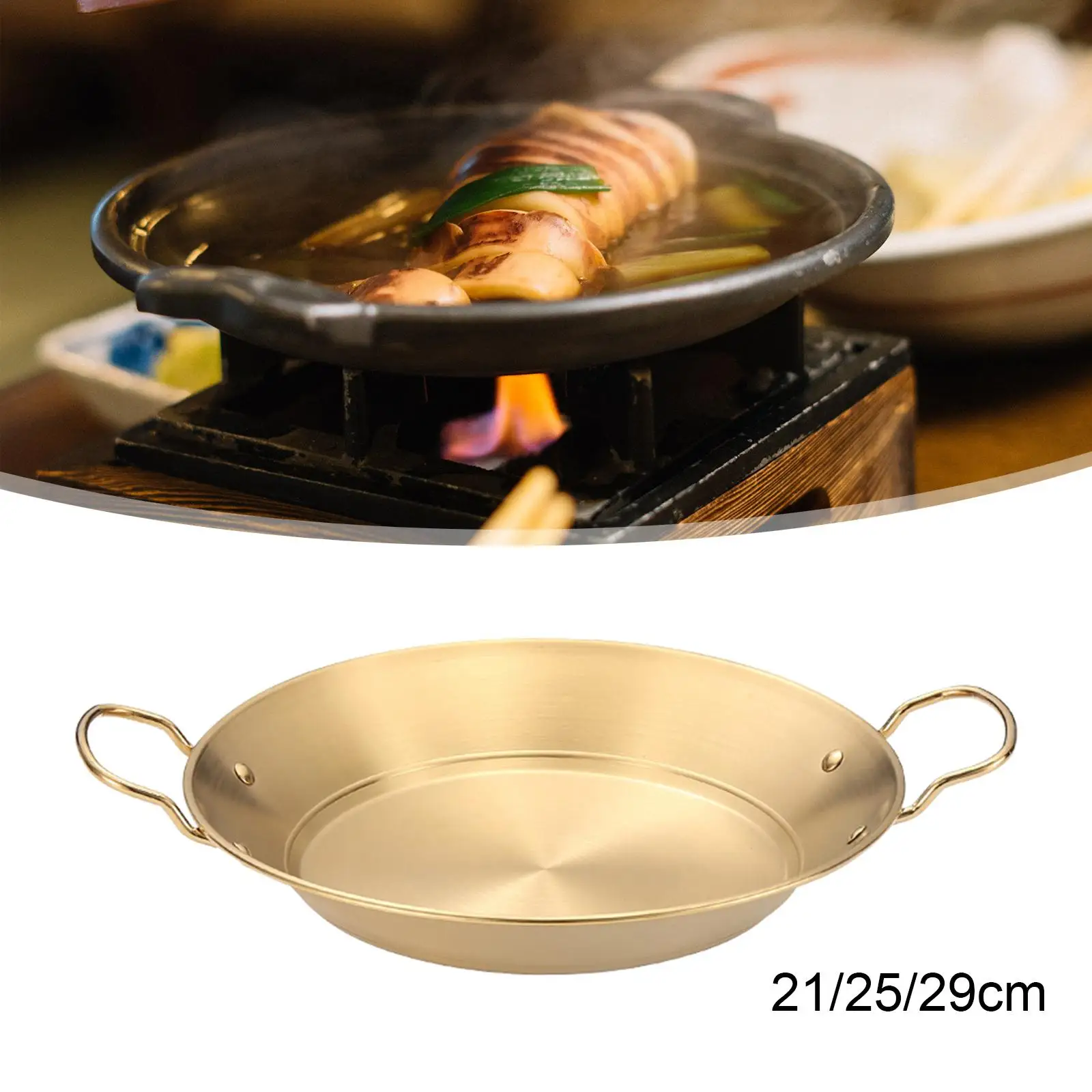 

Korean Ramen Pot Stainless Steel Fast Heating Seafood Pot for Kitchen Home