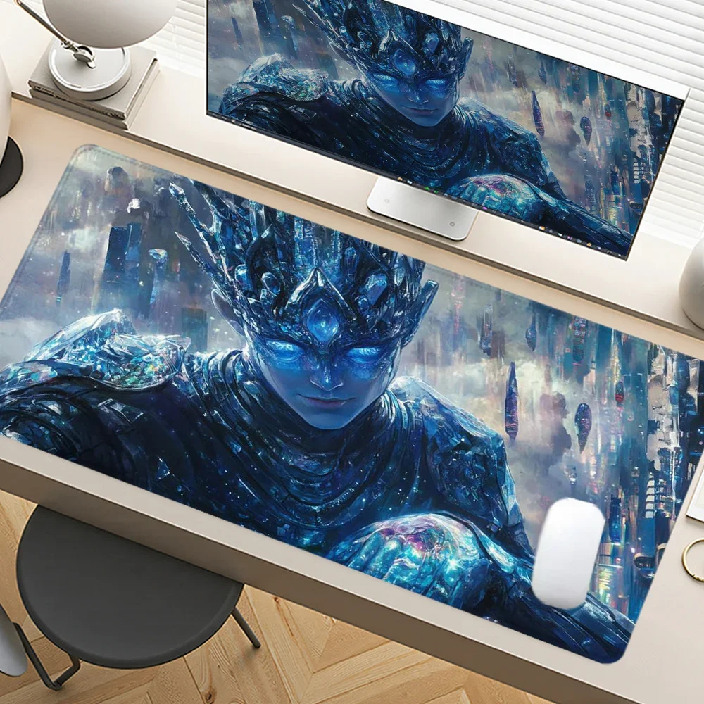 

Коврик для мыши Ice King, эстетический дизайн, настольный коврик, резиновая основа, аксессуары для стола, нескользящий коврик для мыши с прошитыми краями, подарки для друга