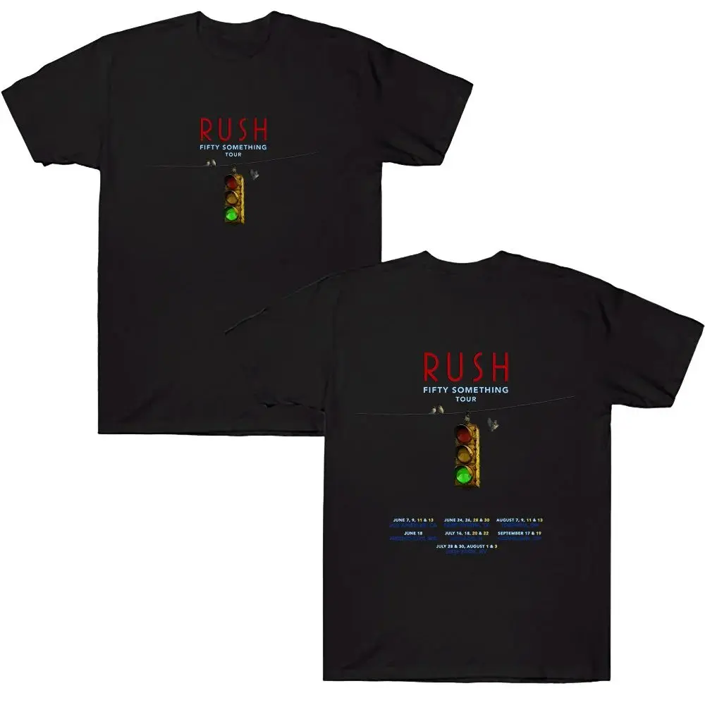 FIFTY SOMETHING Tour 2026 T-shirts New Rock Rush Band T Shirts Fashion Hip Hop Tops High Quality Print Tee Streetwear Unisex