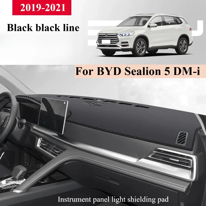 

For BYD Sealion 5 DM-i 2019-2021 accessories Car Instrument Mat With Sunshade Sun Proof Anti Reflective Anti Light Mat
