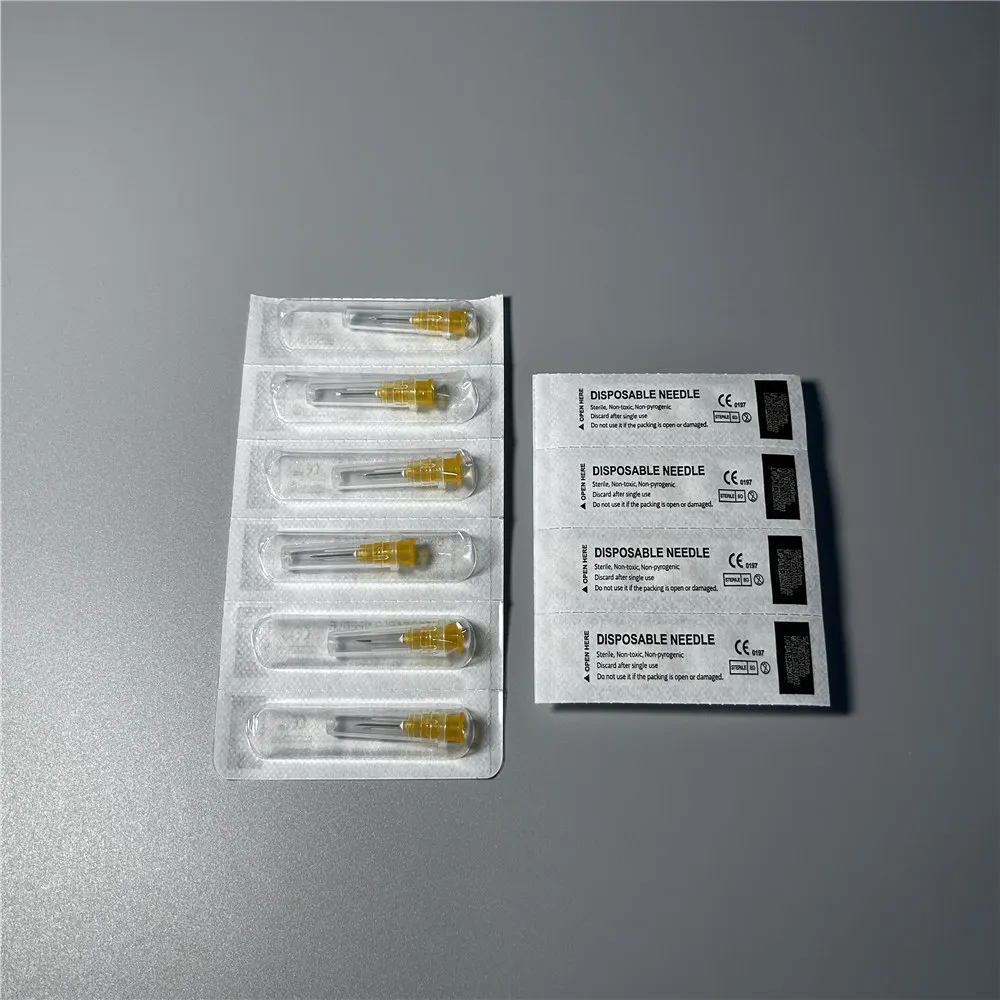 Disposable Needles 100pcs/box 25G 13MM Stainless Steel Individually Packaged