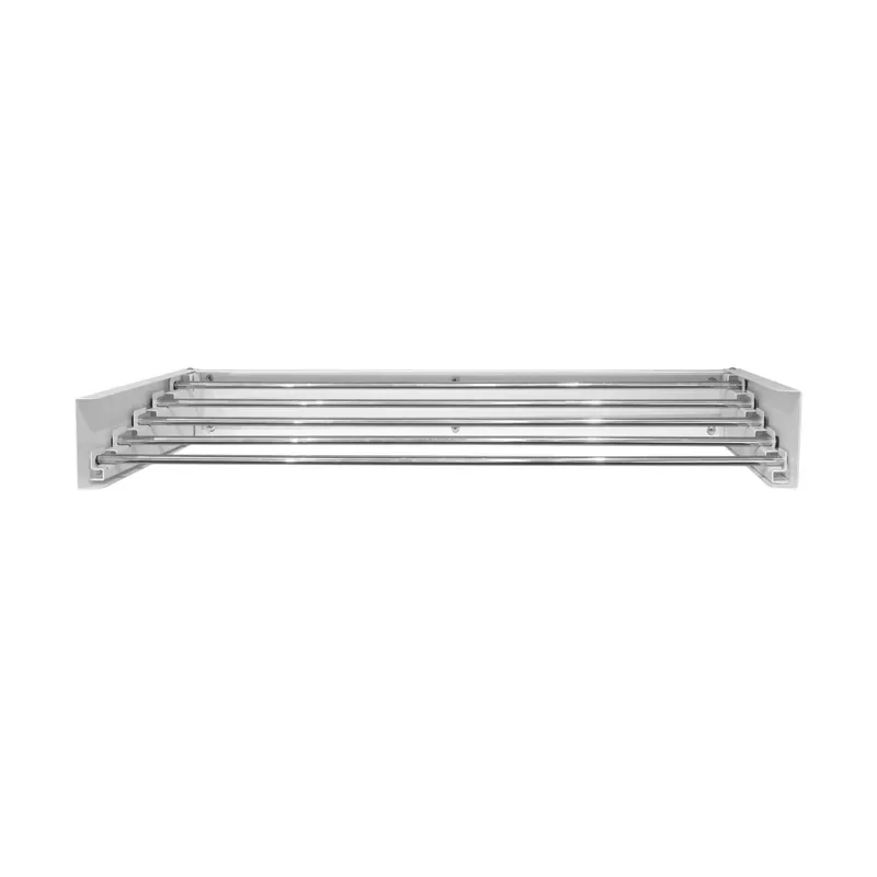for Wall Mounted Stainless Steel 5 Layer Foldable Drying Rack Space Saving  Indoor Outdoor Bathroom