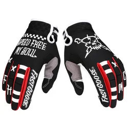 Dirt Bike Ring Motorcycle Gloves Summer Accessories Fitness Motocross ATV MX UTV BMX Off-road Bicycle Glove Men's trail mittens