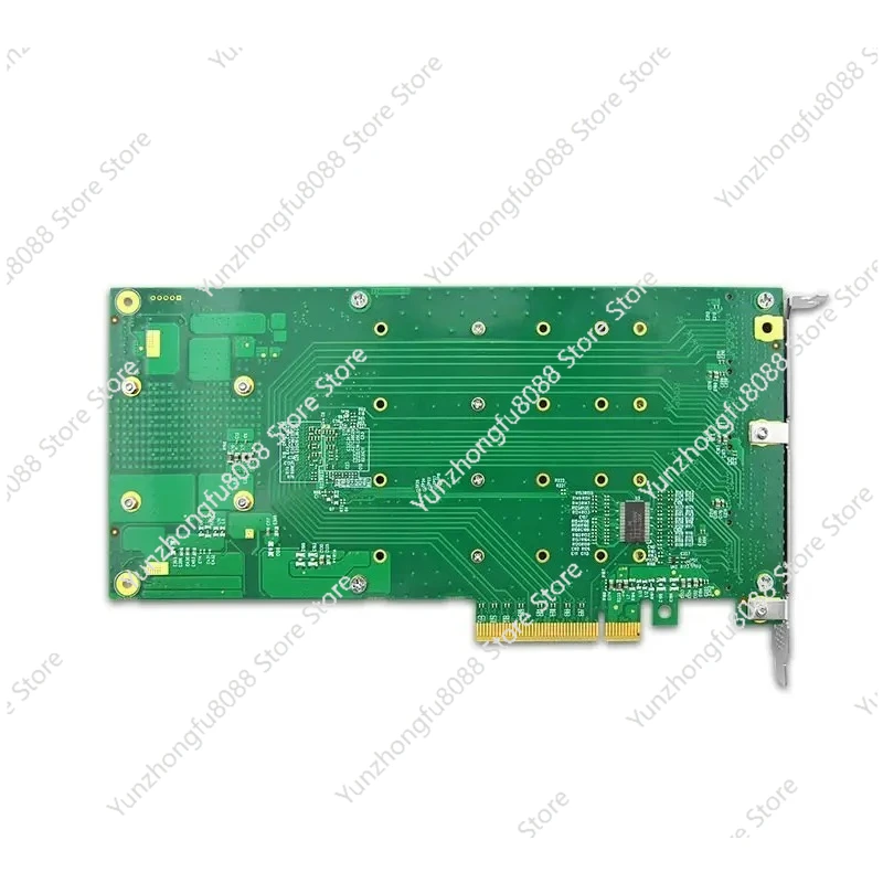 محول 4 M.2 NVMe SSD PCIe X8 مع PLX PEX8724 PCI Express 3.0 X8 يتحول إلى 4 منافذ بطاقة محول M.2 --- STC PE382-4I