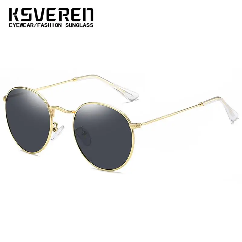 Metal Oval Sunglasses For Men Women Finished Prescription Myopia Eyewear Negative Diopter Outdoor Driving Shade Sun Glasses