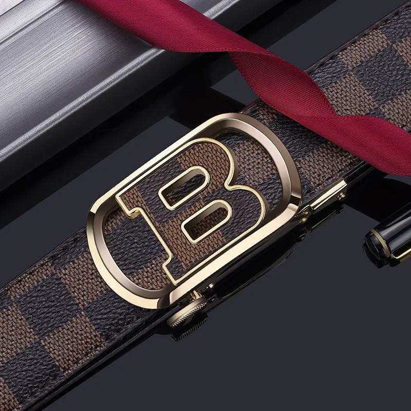 Cintura da uomo di marca di lusso Cinture famose di design aziendale in pelle di alta qualità per uomo Cintura jeans Cintura con fibbia in metallo maschile