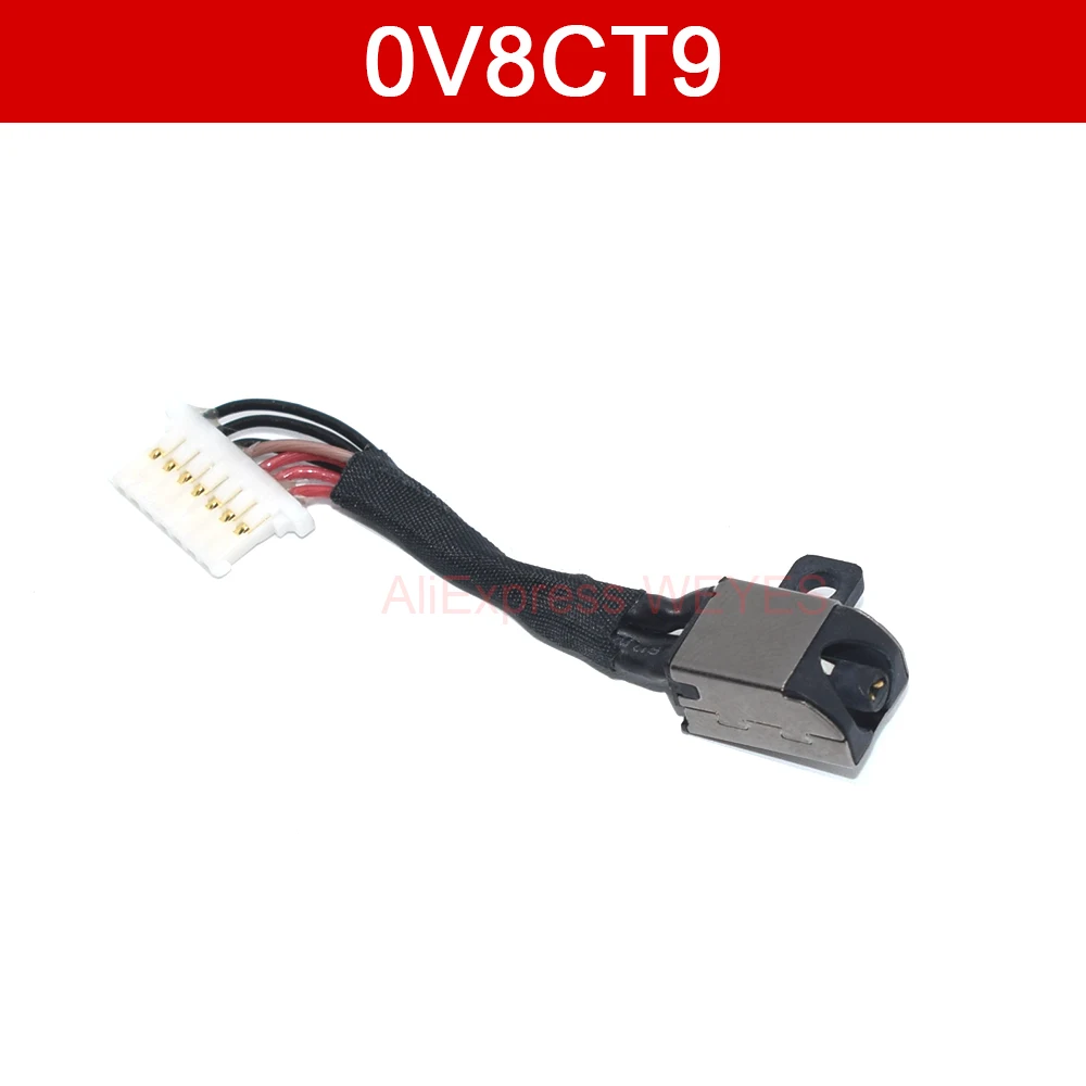 

New Original Cable For Dell Vostro 5370 5471 DC POWER JACK Line V8CT9 0V8CT9 CN-0V8CT9