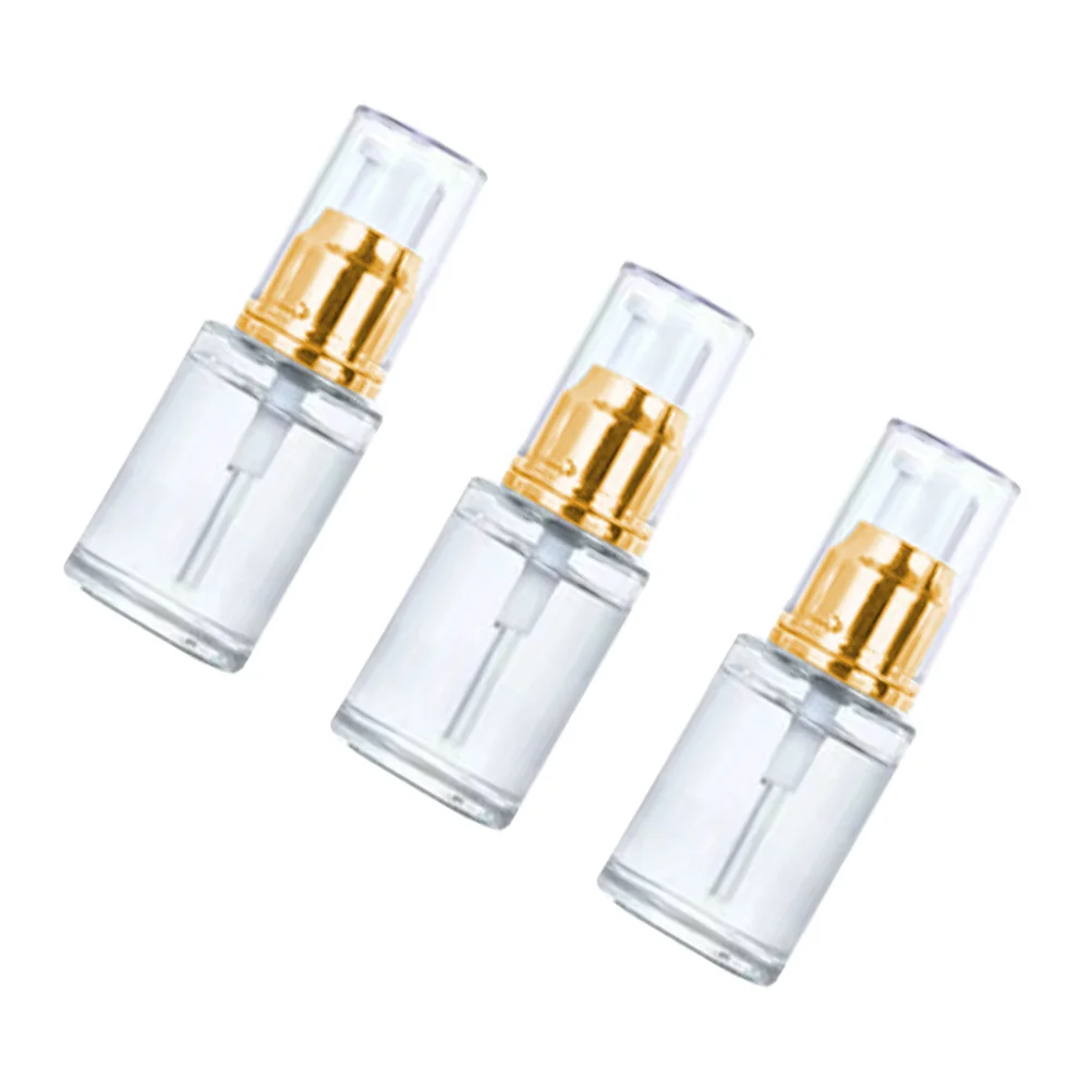3 قطعة زجاجات مضخة فارغة 30 مللي المحمولة صديقة للبيئة أنيق مقاومة للضغط السفر زيت طبيعي زيت الأظافر العطور