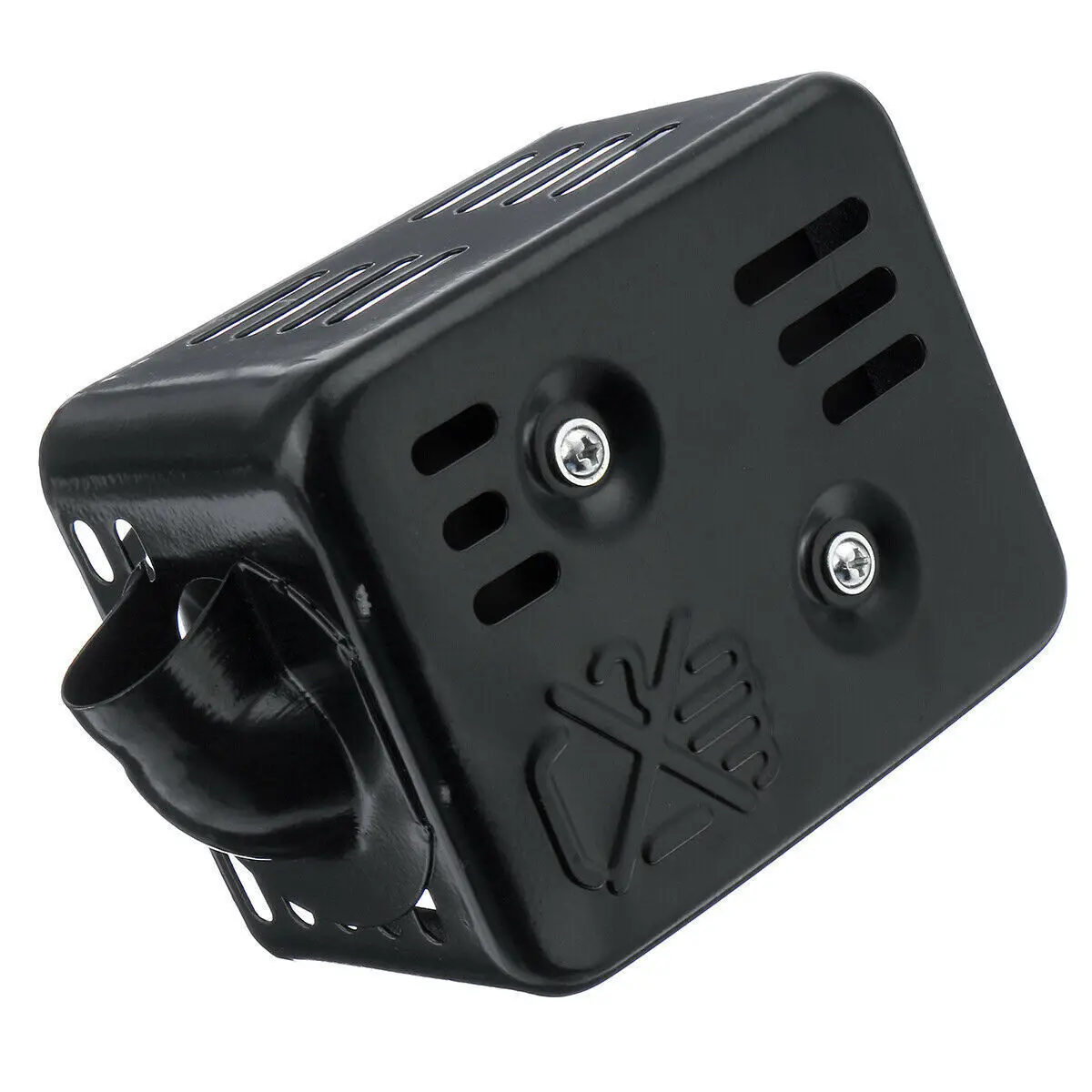 1 مجموعة كاتم الصوت العادم + طوقا لهوندا GX120 GX140 GX160 GX200 5.5HP 6.5HP محرك اكسسوارات السيارات #3