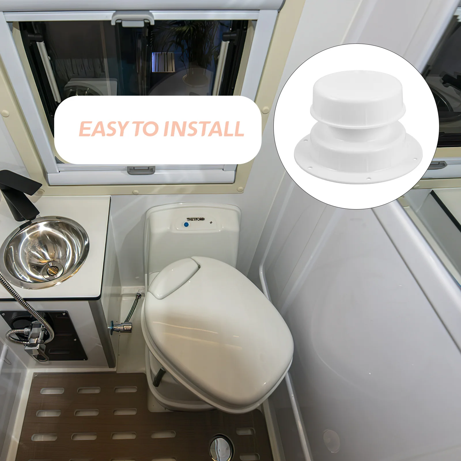

Rv Plumbing Vent Cap Kit Roof Vent Cover Camper Trailer Motorhome Ventilation Easy Install Rv Plumbing Cap Roof Ventilation