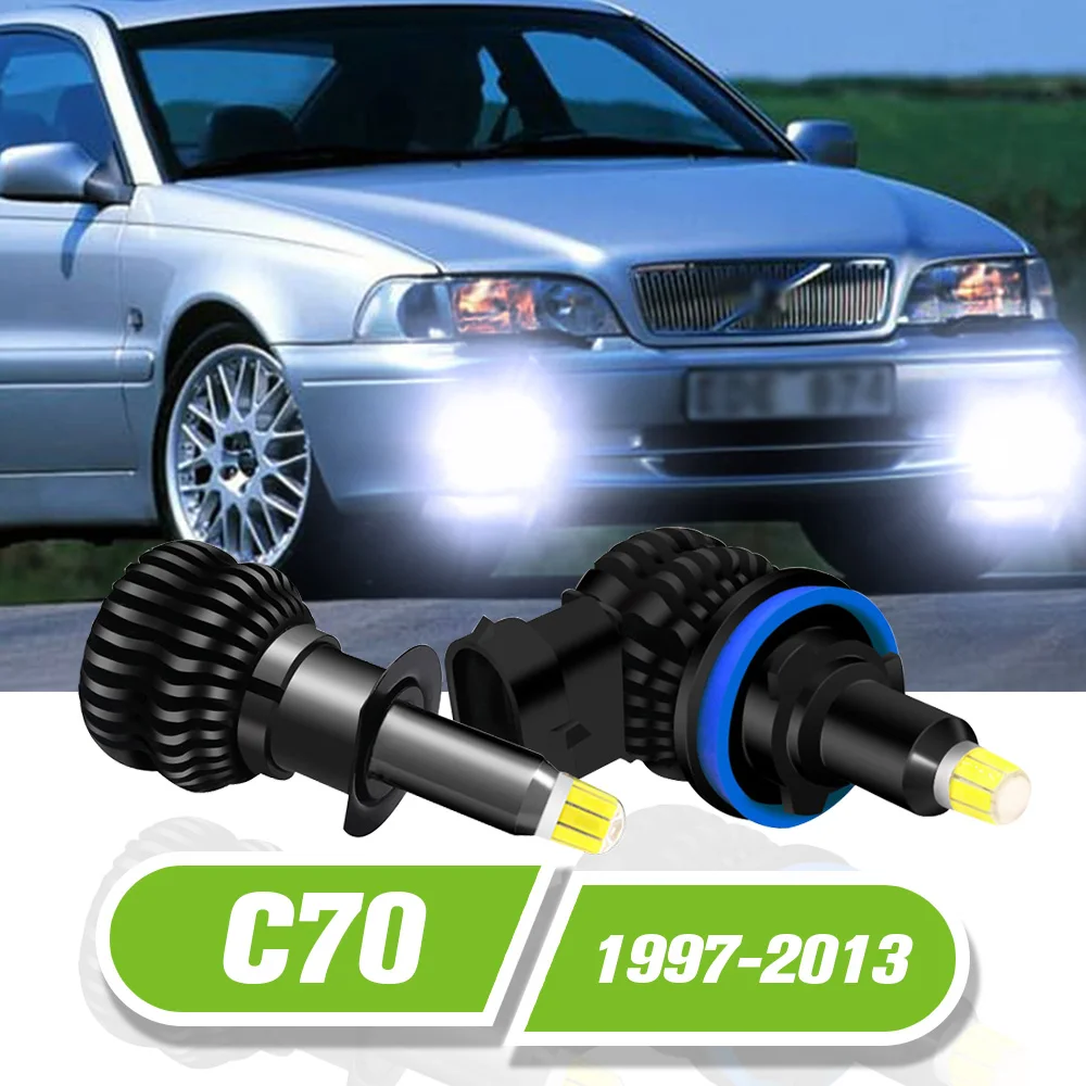 

For Volvo C70 1 2 872 873 542 LED Fog Light 2pcs Lamp 1997-2013 2003 2004 2005 2006 2007 2008 2009 2010 2011 2012 Accessories