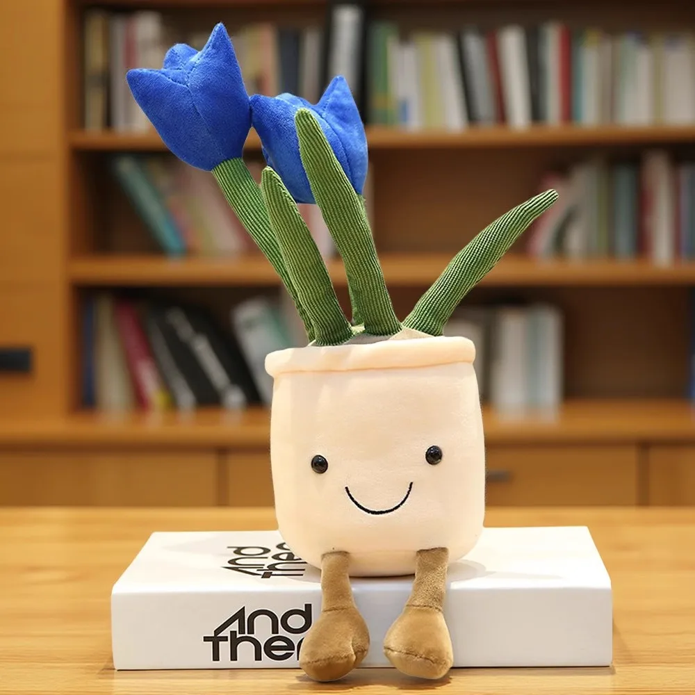 チューリップリアルなおもちゃ多肉植物ぬいぐるみ充填おもちゃ鉢植えの花の装飾おもちゃルーム本棚装飾クリエイティブ