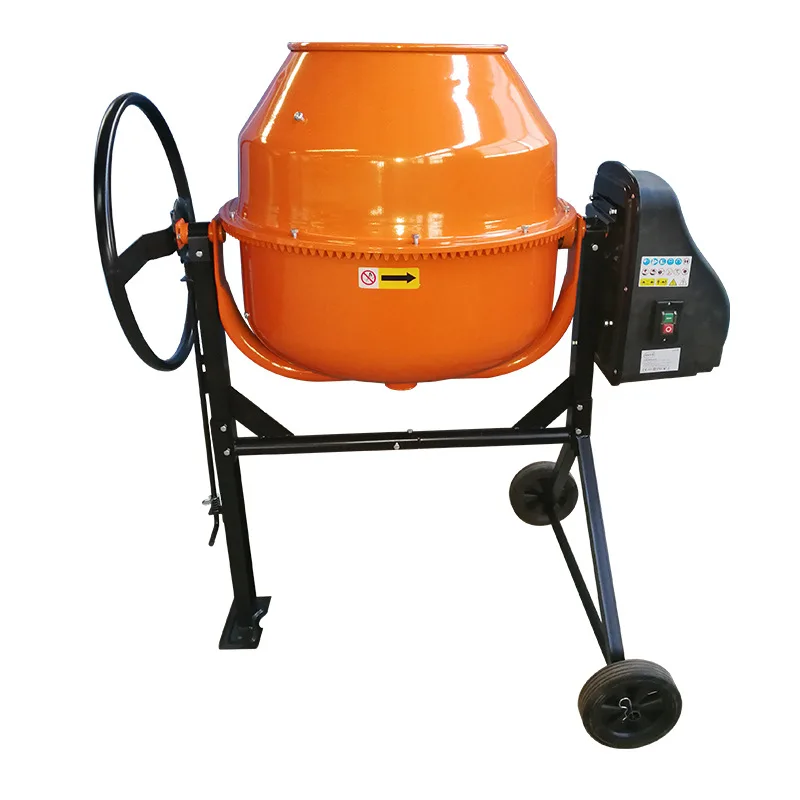 Horizontal mixer, small multi-functional concrete mixer, portable cement mixer