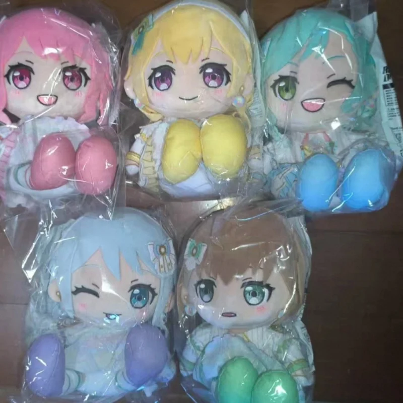New Bang Dream Anime Plush-Like Texture Toy Sitting Position Soft Stuffed Doll Collectible Pillow Toy Home Display Decoration