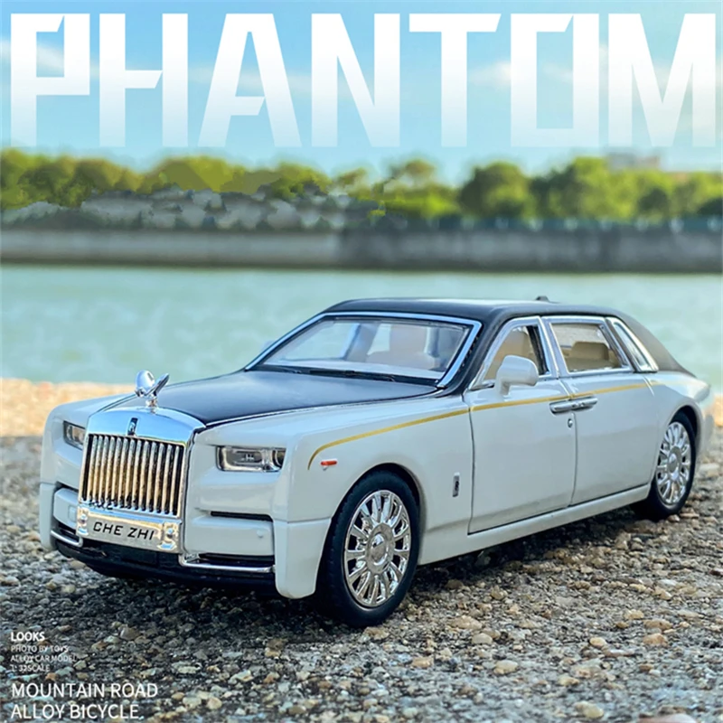 1:32 Rolls Royce Phantom Alloy Car Model Diecast & Toy Vehicles Metal Car Model Collection Simulation Sound Light Childrens Gift