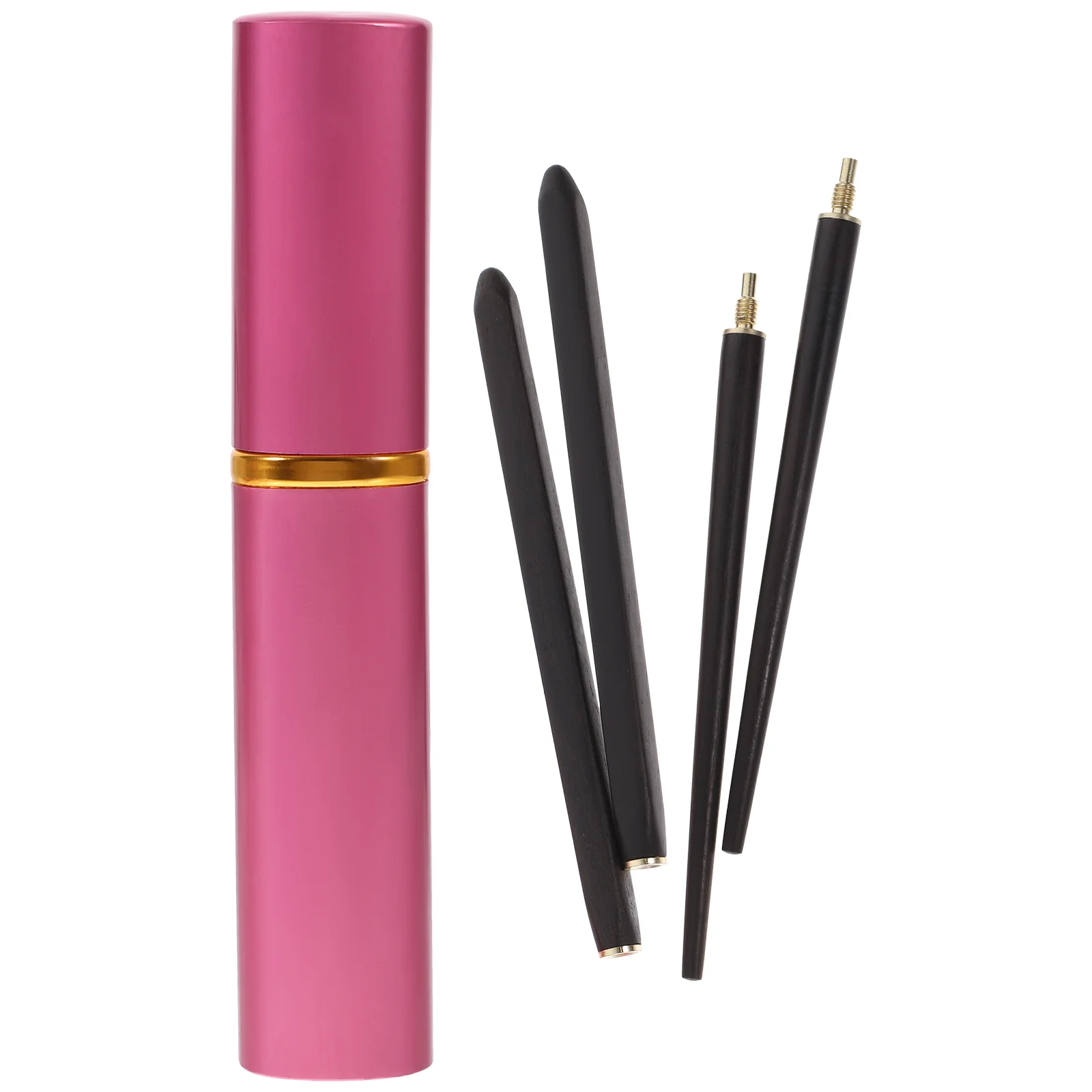 Foldable Chopsticks Collapsible with Case Cutlery Serving Utensils Household Travel