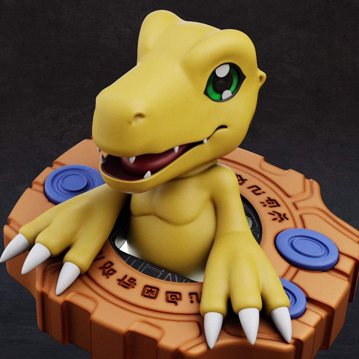 

Модель по индивидуальному заказу, 15 см, модель Agumon, игрушки Digimon Adventure Gk, модель для 3D-печати на заказ