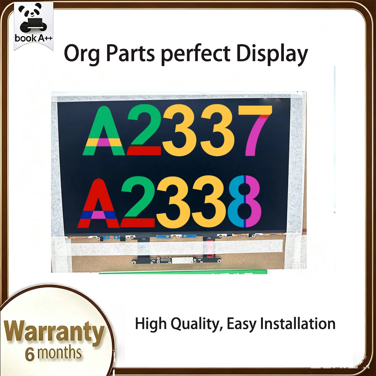 New A+ 13 Inch Laptop LCD Glass Only Screen Replacement for Macbook Pro A2337 A2338 Display Panel