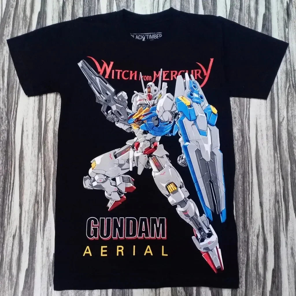 Mobile Suit Gundam Anime THE WITCH OF MERCURY STRIKE FREEDOM F90 Bedrucktes T-Shirt Herren- und Damen-T-Shirt Herren-Top 2026 Sommer – Detail 11