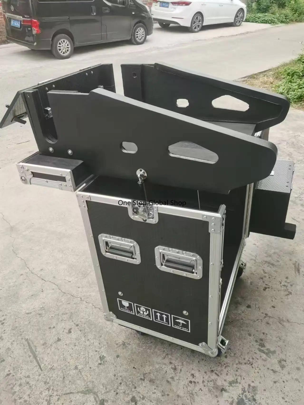 

For Wing Compact Flight Case Flight Hydraulic Flip DJ Road Case For Behringer Wing Compact