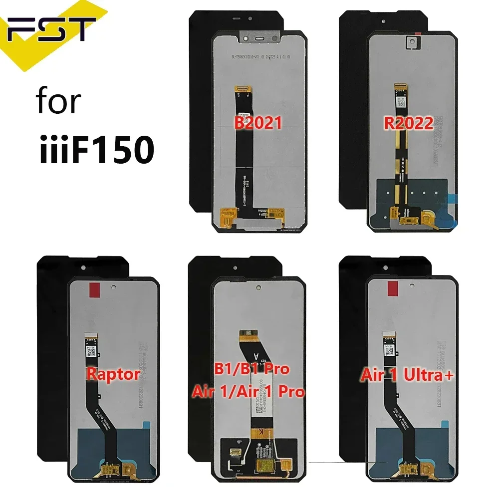 For Oukitel iiiF150 R2022 LCD Display Touch Screen Digitizer LCD iiiF150 B2021 H2022 Display B2 Pro Air 1 B2 Ultra B1 Pro Raptor