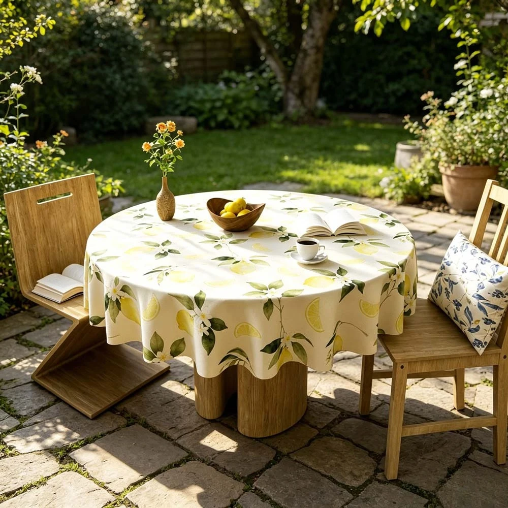 Многоразовая круглая скатерть – обзор и цена Outdoor Furniture Year Round
