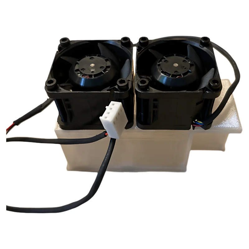 Dual Violence Fan Ultra Short Cooling Radiator for NVIDIA Tesla A100 170HX H800 L40 A40 A30 GPU Graphics Card Computing Power