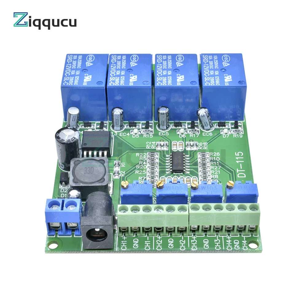 4/2/1 canali tensione LM393 comparatore modulo preciso per divisore resistore di precisione relè elettronico fai da te LM393N telecomando