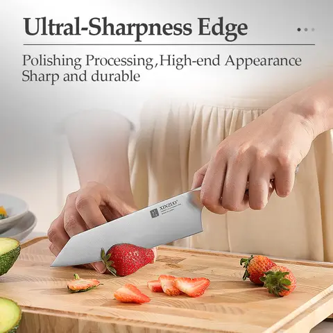 Bilashmart XINZUO 5.8 Inches Bunka Knife German 1.4116 Steel Kitchen-specific Chef's Knife Ergonomic Well Balanced Handle Premium Gift Box