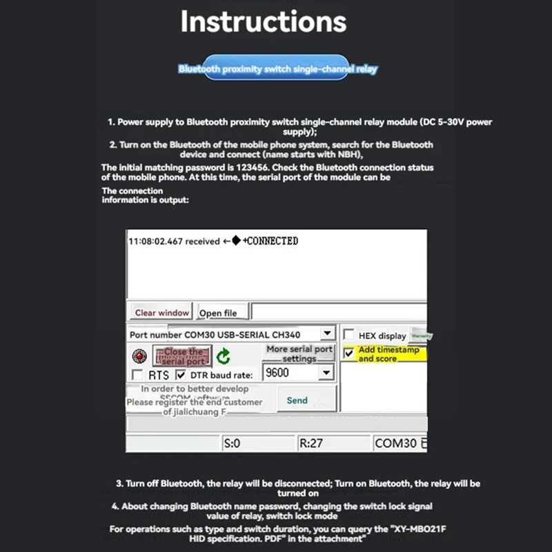 단일 릴레이 모듈 블루투스 근접 스위치 모듈, 자동 감지 휴대폰 근접 잠금 해제 모듈